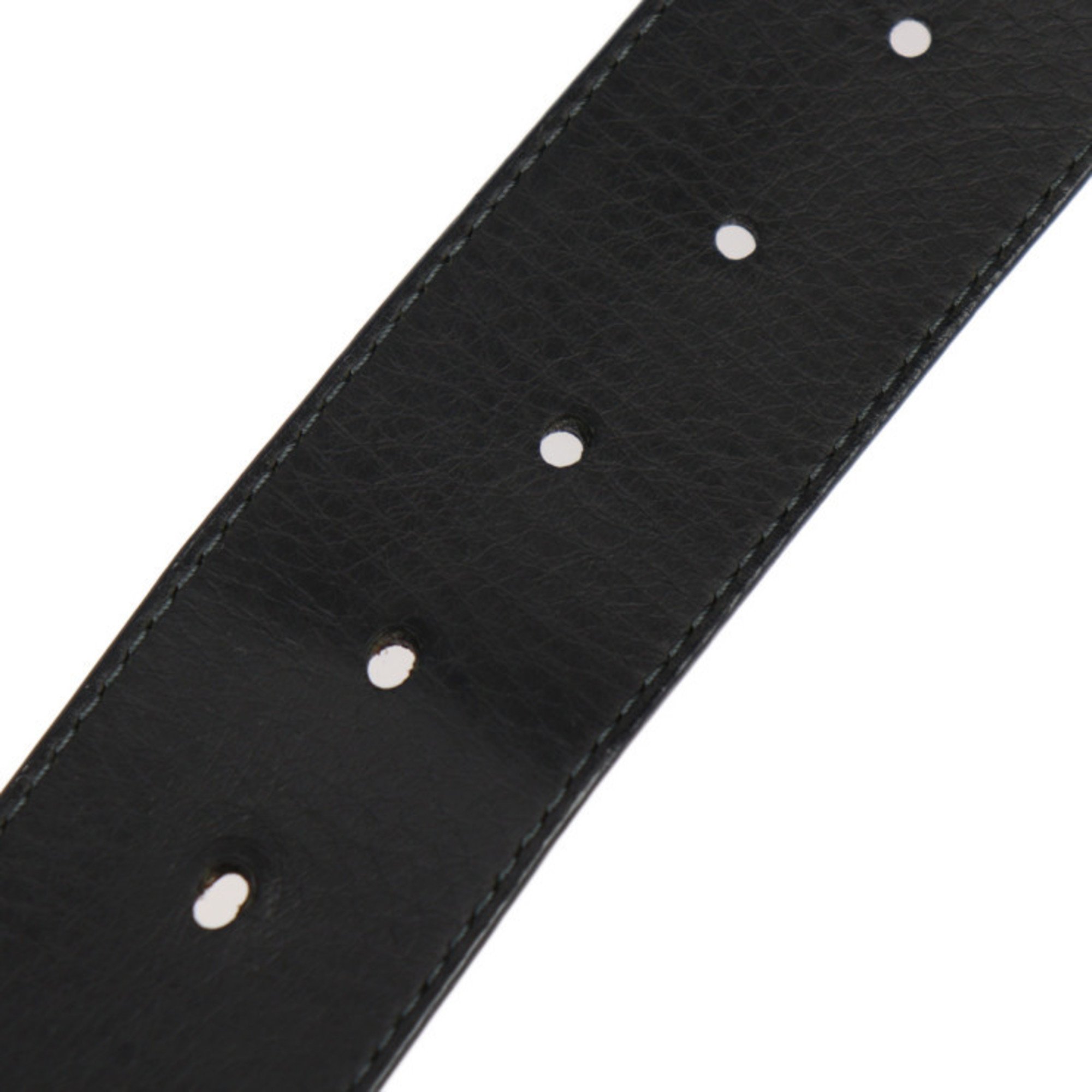 LOUIS VUITTON Louis Vuitton Santur LV Optic Belt M0226U Size 90 36 Leather Black Reversible