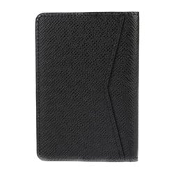 LOUIS VUITTON Louis Vuitton Organizer de Poche Business Card Holder/Card Case M30283 Taiga Black Holder Pass