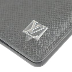 LOUIS VUITTON Louis Vuitton Organizer de Poche Business Card Holder/Card Case M30283 Taiga Black Holder Pass