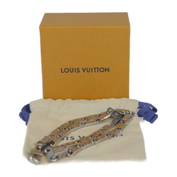 LOUIS VUITTON Louis Vuitton Necklace Monogram Tie Up M00919 Metal Silver