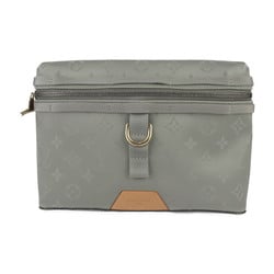 LOUIS VUITTON Louis Vuitton Monogram Titanium PM Shoulder Bag M43889 Nylon Canvas x Leather GRIS Grey Pochette