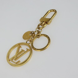 LOUIS VUITTON Louis Vuitton Bag Charm LV Circle Keychain M68000 Metal Gold Key Ring