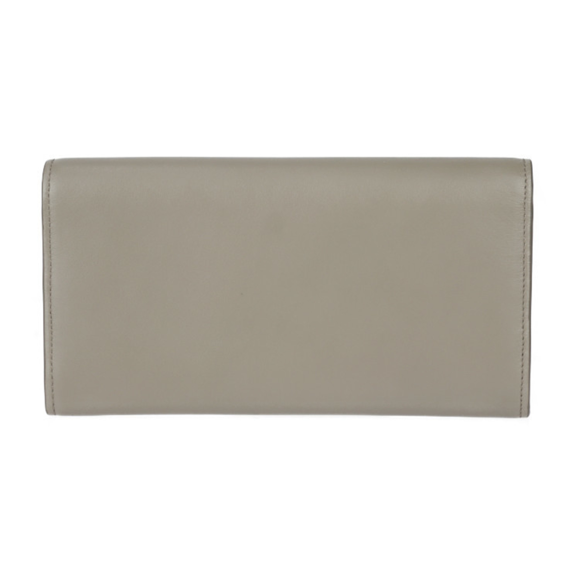 Chloé Chloe Long Wallet CHLOE C CHC19SP055A37 Leather Motty-Grey Greige Flap