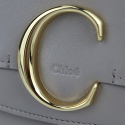 Chloé Chloe Long Wallet CHLOE C CHC19SP055A37 Leather Motty-Grey Greige Flap