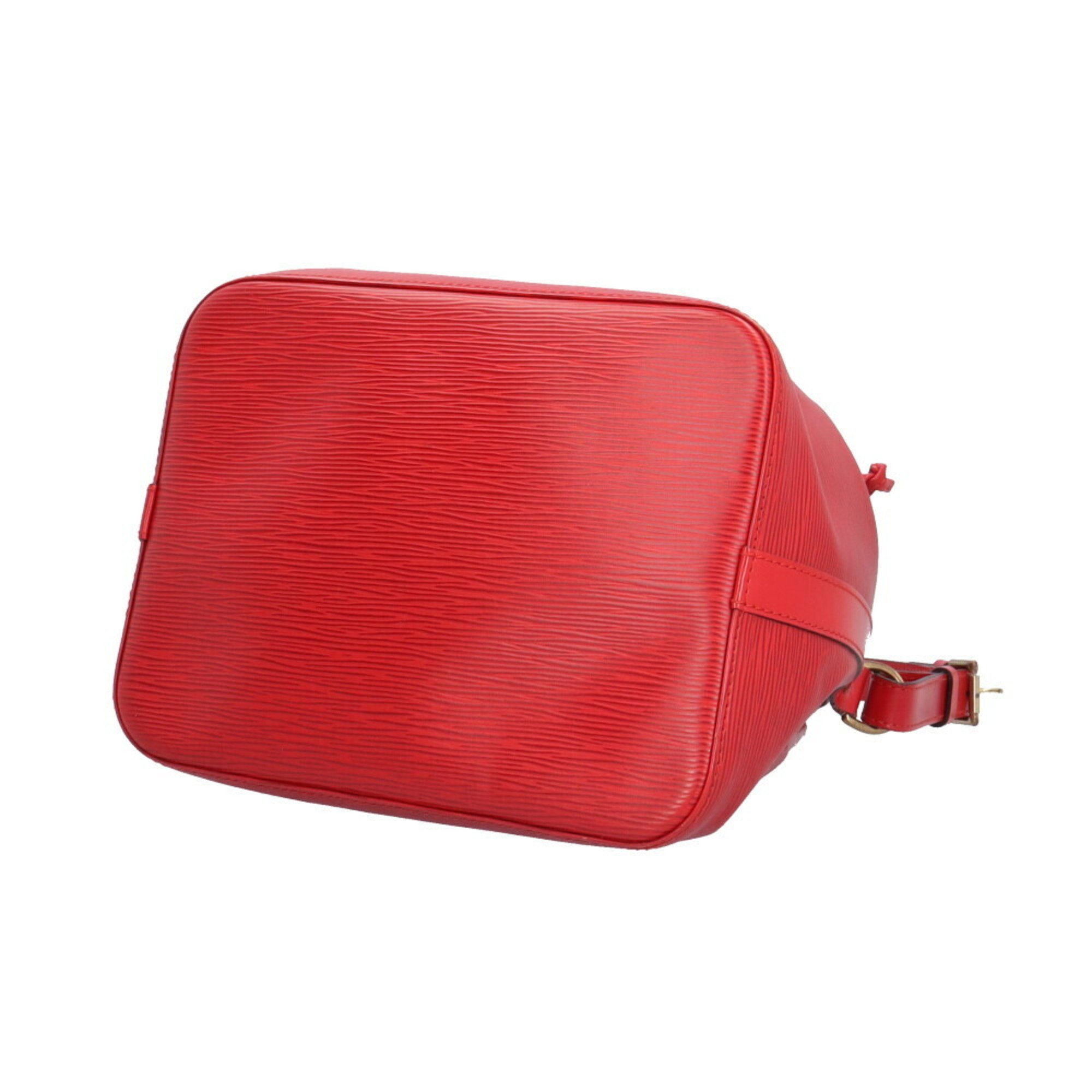 Louis Vuitton Petit Noe Epi Shoulder Bag Leather M44107 Red Women's LOUIS VUITTON