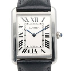 Cartier Tank Solo Watch, Stainless Steel WSTA008 Quartz Men's CARTIER