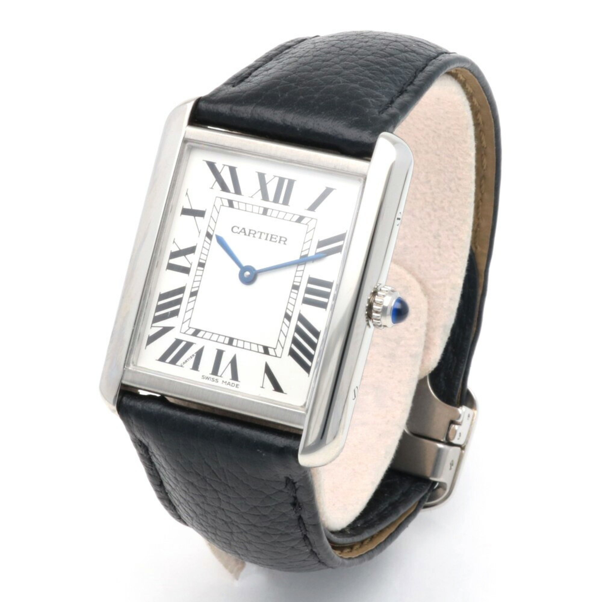 Cartier Tank Solo Watch, Stainless Steel WSTA008 Quartz Men's CARTIER