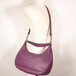 Coach COACH Shoulder Bag F38250 Leather Purple 2way A5 One Belt Women's S