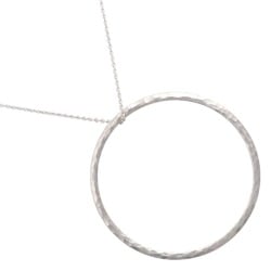 Tiffany TIFFANY&Co. Circle Necklace Paloma Picasso Silver 925 Approx. 2.9g Women's