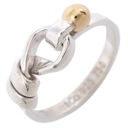 Tiffany & Co. Hook Eye Size 9.5 Ring Silver 925 x K18 Yellow Gold Approx. 2.3g Women's