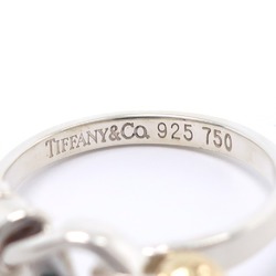 Tiffany & Co. Hook Eye Size 9.5 Ring Silver 925 x K18 Yellow Gold Approx. 2.3g Women's