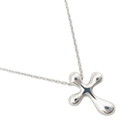 Tiffany TIFFANY&Co. Cross Necklace Elsa Peretti Silver 925 Approx. 2.5g Women's