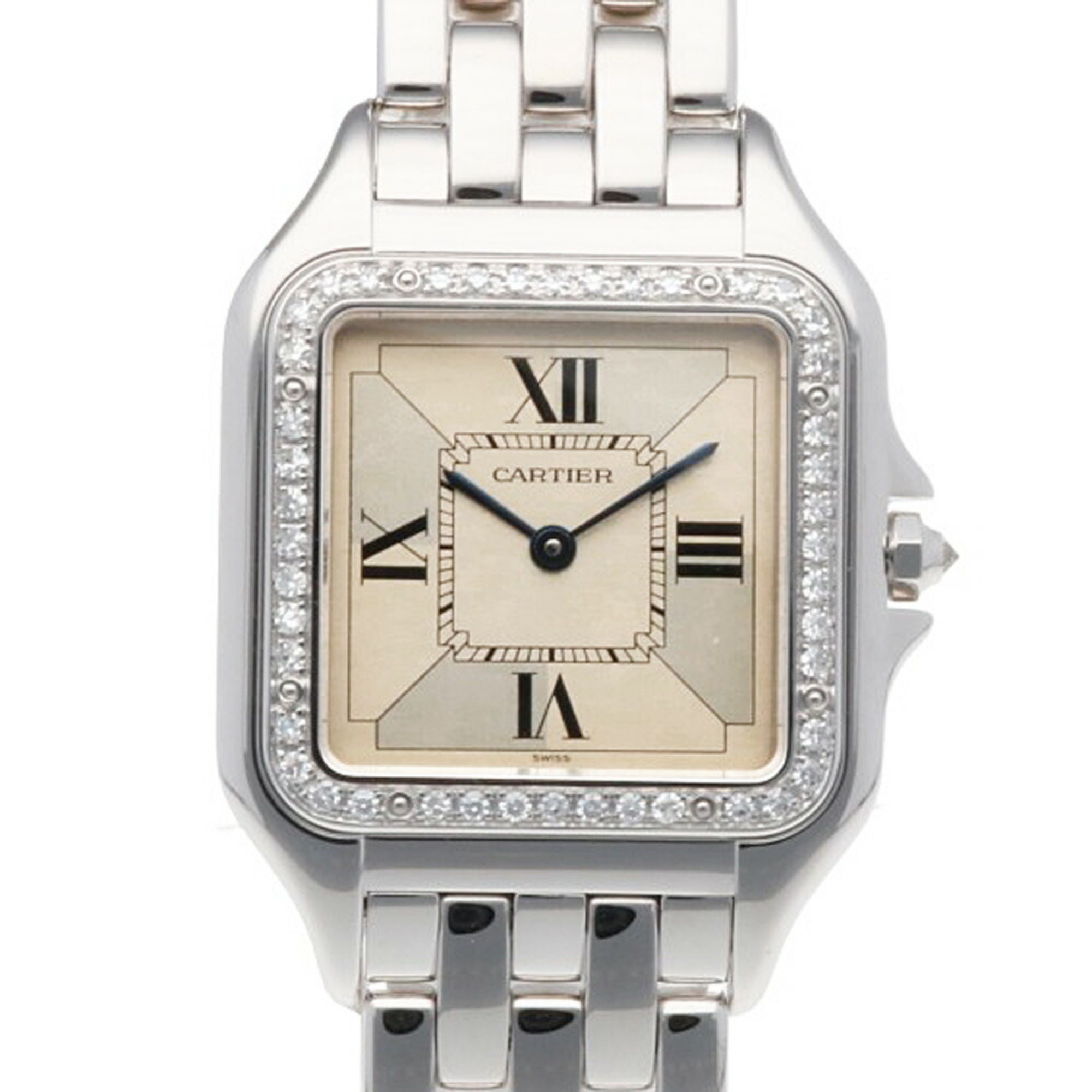 Cartier Panthere SM Watch, 18K Quartz, Ladies, CARTIER Diamond Bezel RWA01650000003939