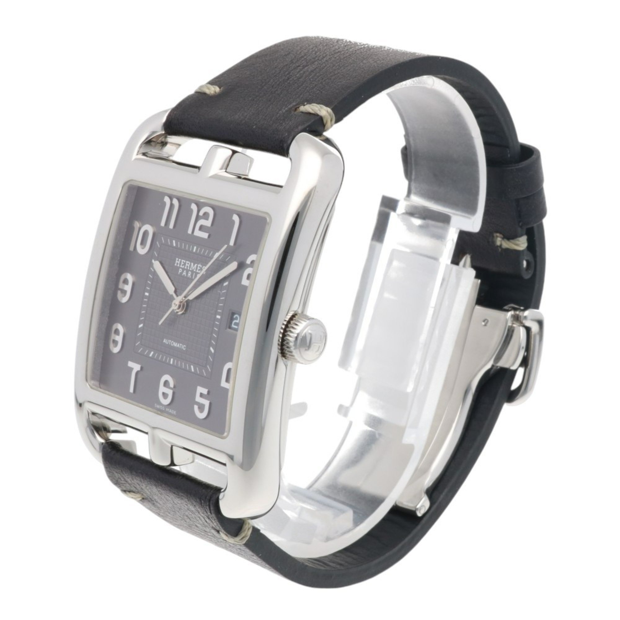 Hermes Capecot Watch Stainless Steel CD6.710 Quartz Men's HERMES