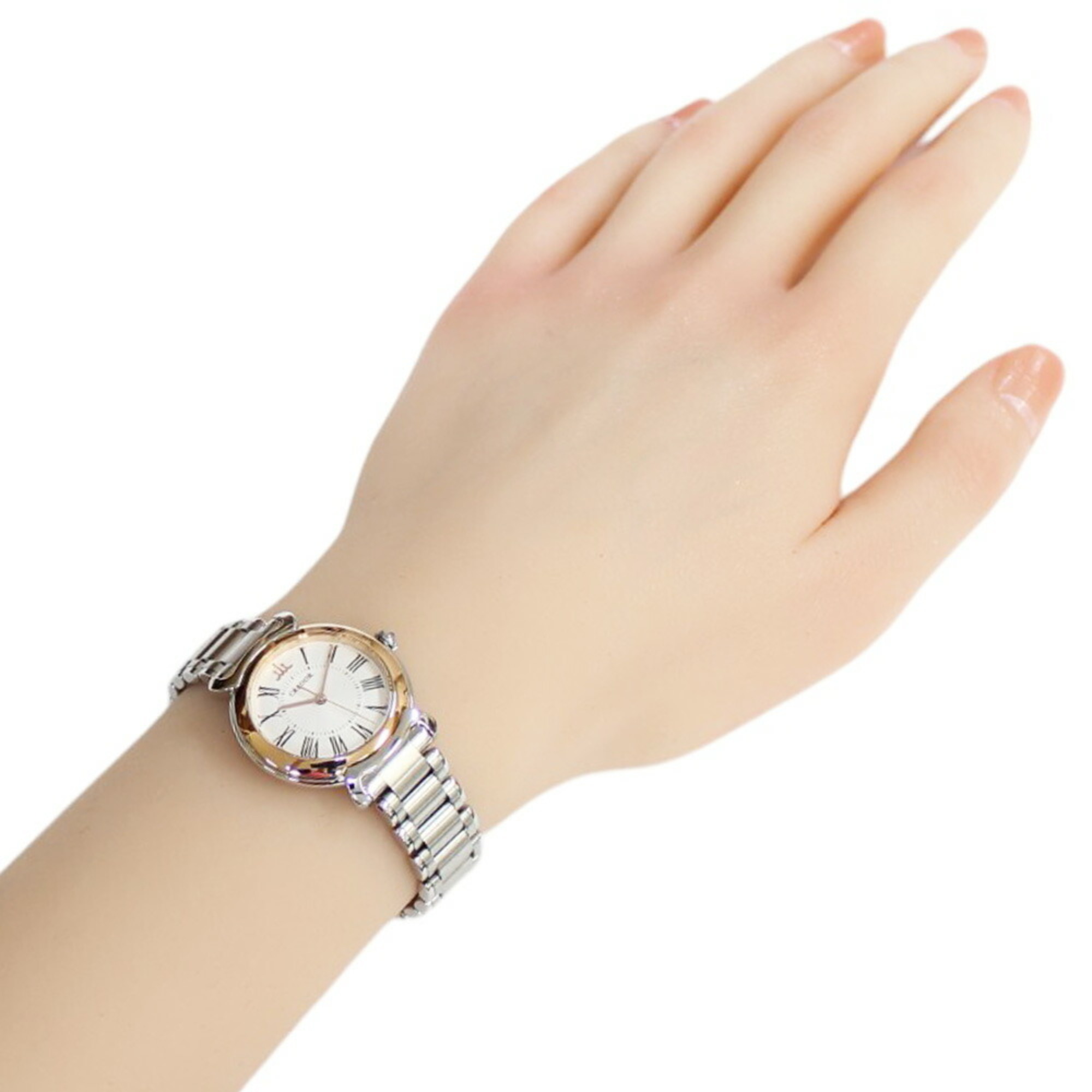 Credor Seiko Linear Lux Watch Stainless Steel 4J81-0AY0 /GSAS938 Quartz Ladies CREDOR SEIKO