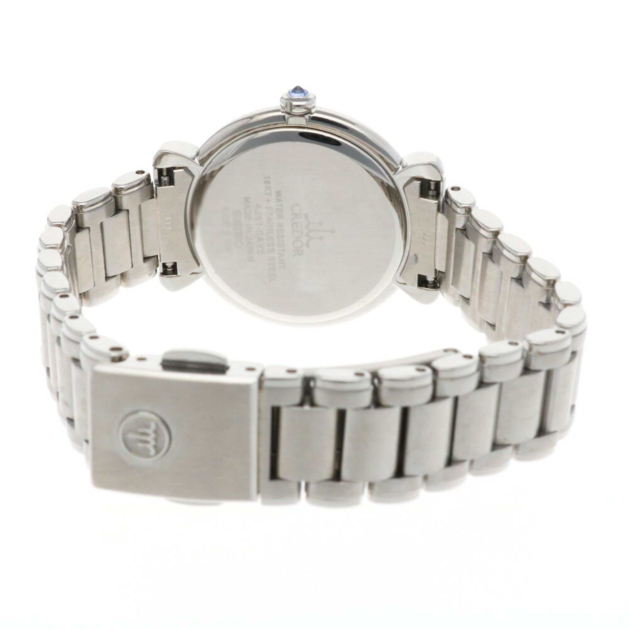 Credor Seiko Linear Lux Watch Stainless Steel 4J81-0AY0 /GSAS938 Quartz Ladies CREDOR SEIKO