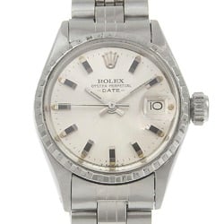 Rolex ROLEX Oyster Perpetual Watch Date 2 cal.1161 6524 Stainless Steel Automatic Silver Dial Ladies