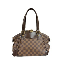 Louis Vuitton Verona PM Damier Handbag Canvas N41117 Brown Women's LOUIS VUITTON