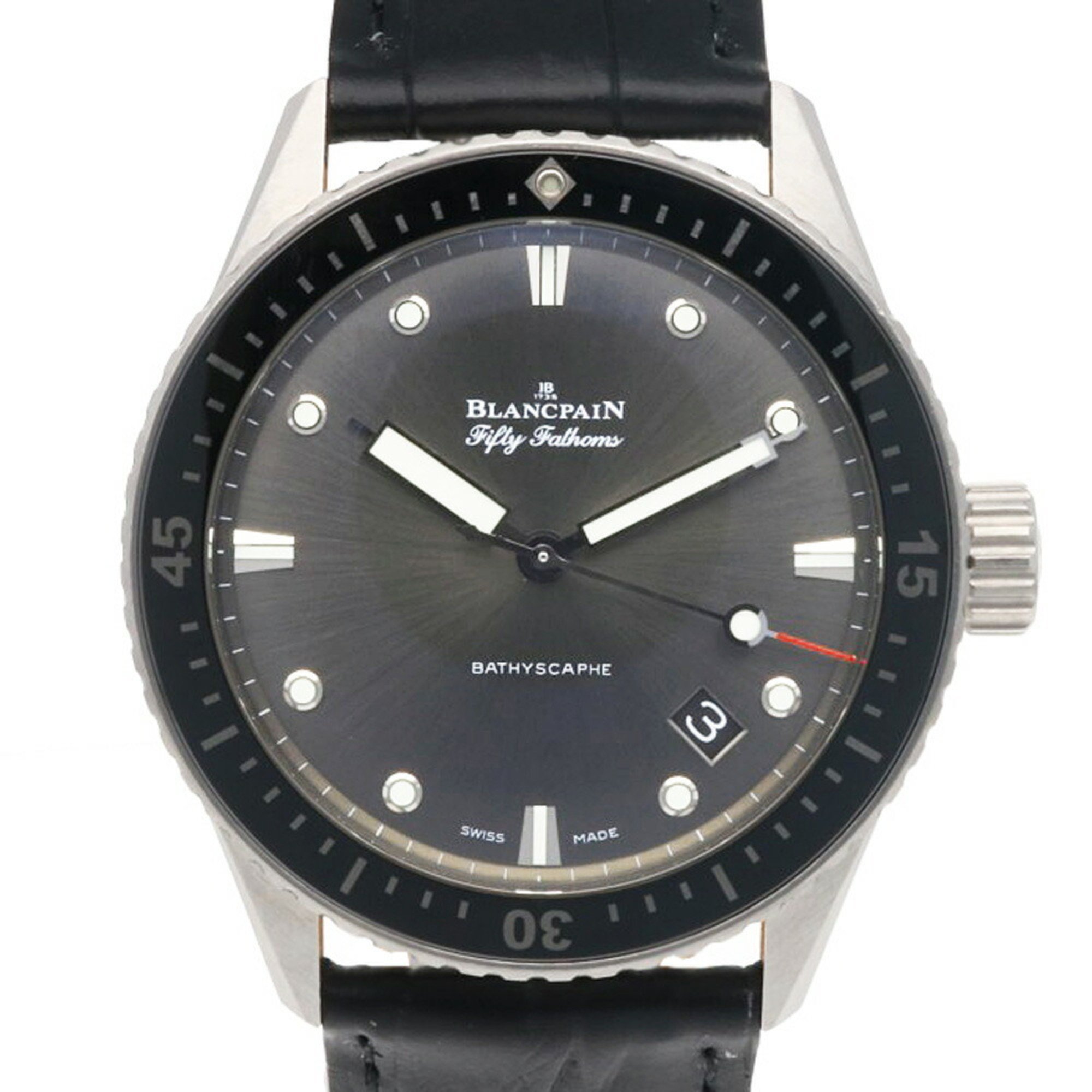 Blancpain Fifty Fathoms Bathyscaphe Watch, Stainless Steel Automatic, Men's,