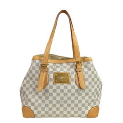 Louis Vuitton Hampstead MM Damier Azur Tote Bag Canvas N51206 White Women's LOUIS VUITTON