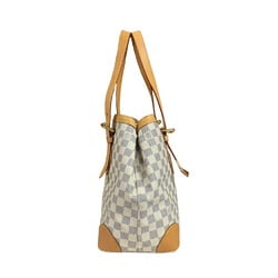 Louis Vuitton Hampstead MM Damier Azur Tote Bag Canvas N51206 White Women's LOUIS VUITTON