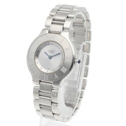 Cartier Must 21 Watch, Stainless Steel W10110T2 Quartz Ladies CARTIER