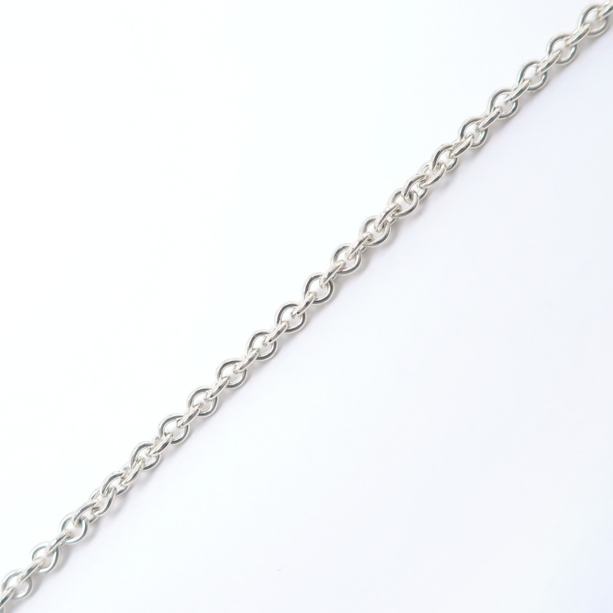 Tiffany TIFFANY&Co. Double Loop Necklace Elsa Peretti Silver 925 Approx. 8.2g loop Ladies