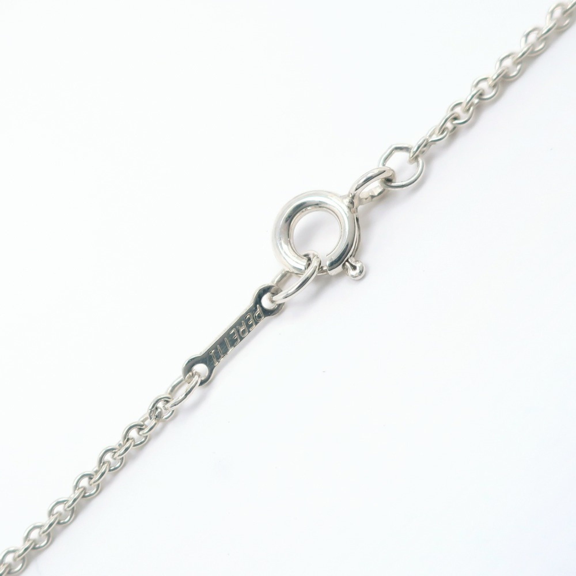 Tiffany TIFFANY&Co. Double Loop Necklace Elsa Peretti Silver 925 Approx. 8.2g loop Ladies