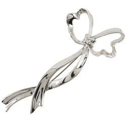 Tiffany TIFFANY&Co. Ribbon Brooch Silver 925 Approx. 19.3g Ladies