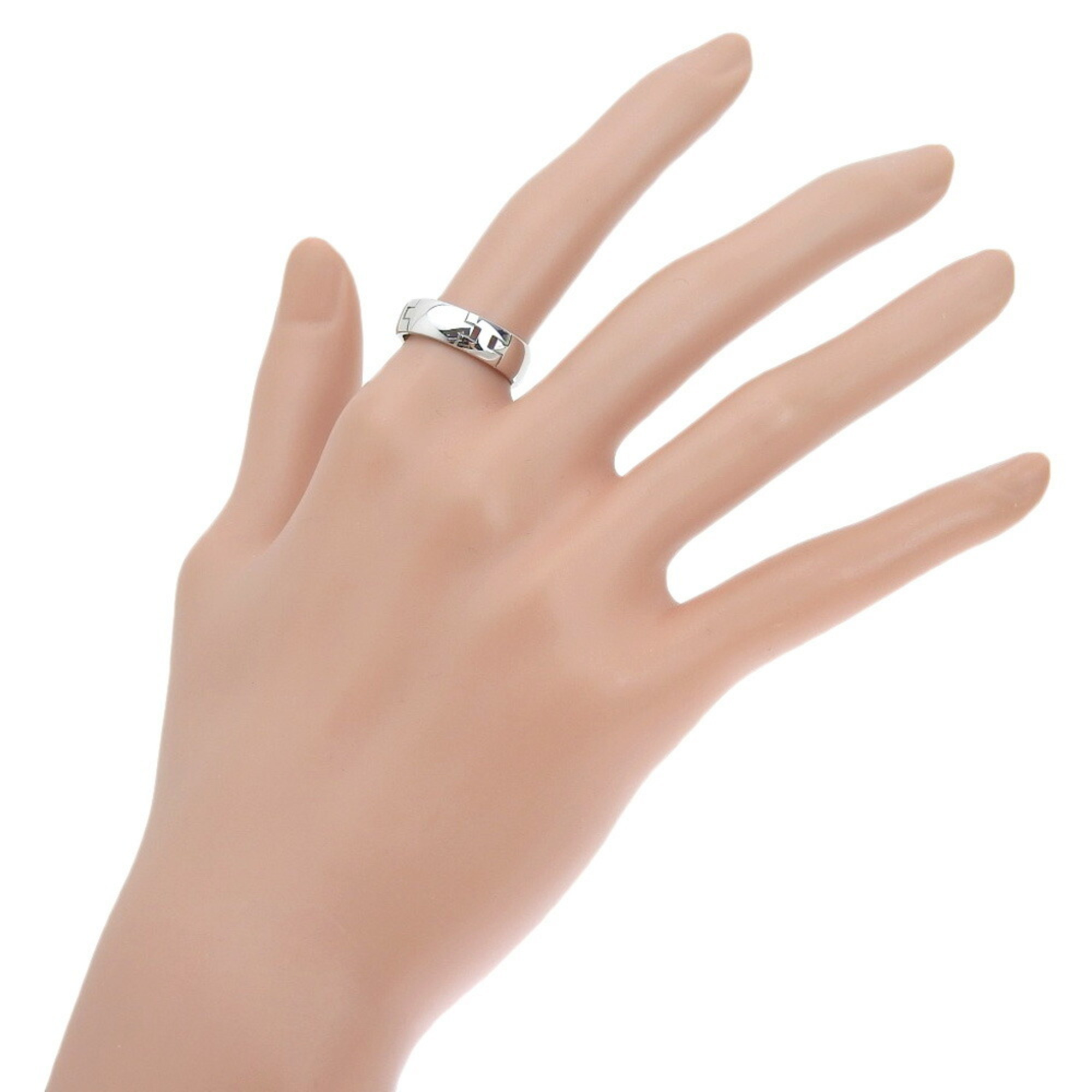 Hermes Hercules size 12.5 ring, K18 white gold, approx. 7.0g, Hercules, women's, W153124306