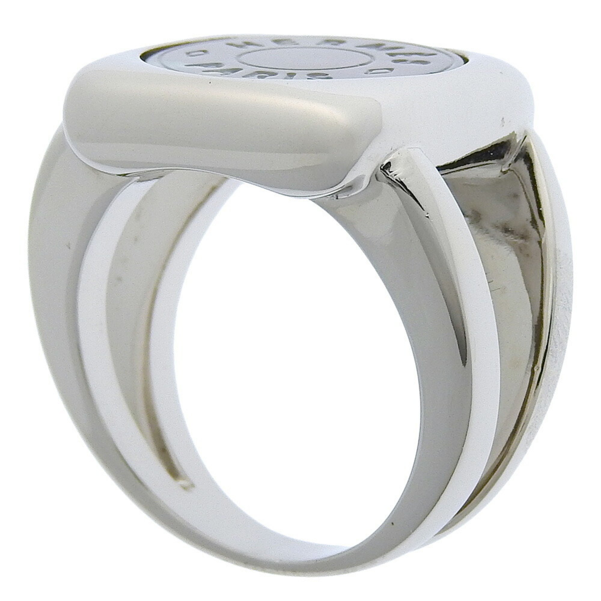 Hermes HERMES Serie size 12.5 ring, 925 silver x shell, approx. 11.5g, Serie, women's, W153124300