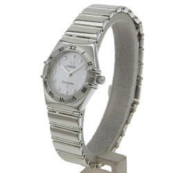 OMEGA Constellation Watch My Choice cal.1456 1561.71 Stainless Steel Quartz Analog Display White Shell Dial Ladies