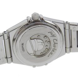 OMEGA Constellation Watch My Choice cal.1456 1561.71 Stainless Steel Quartz Analog Display White Shell Dial Ladies