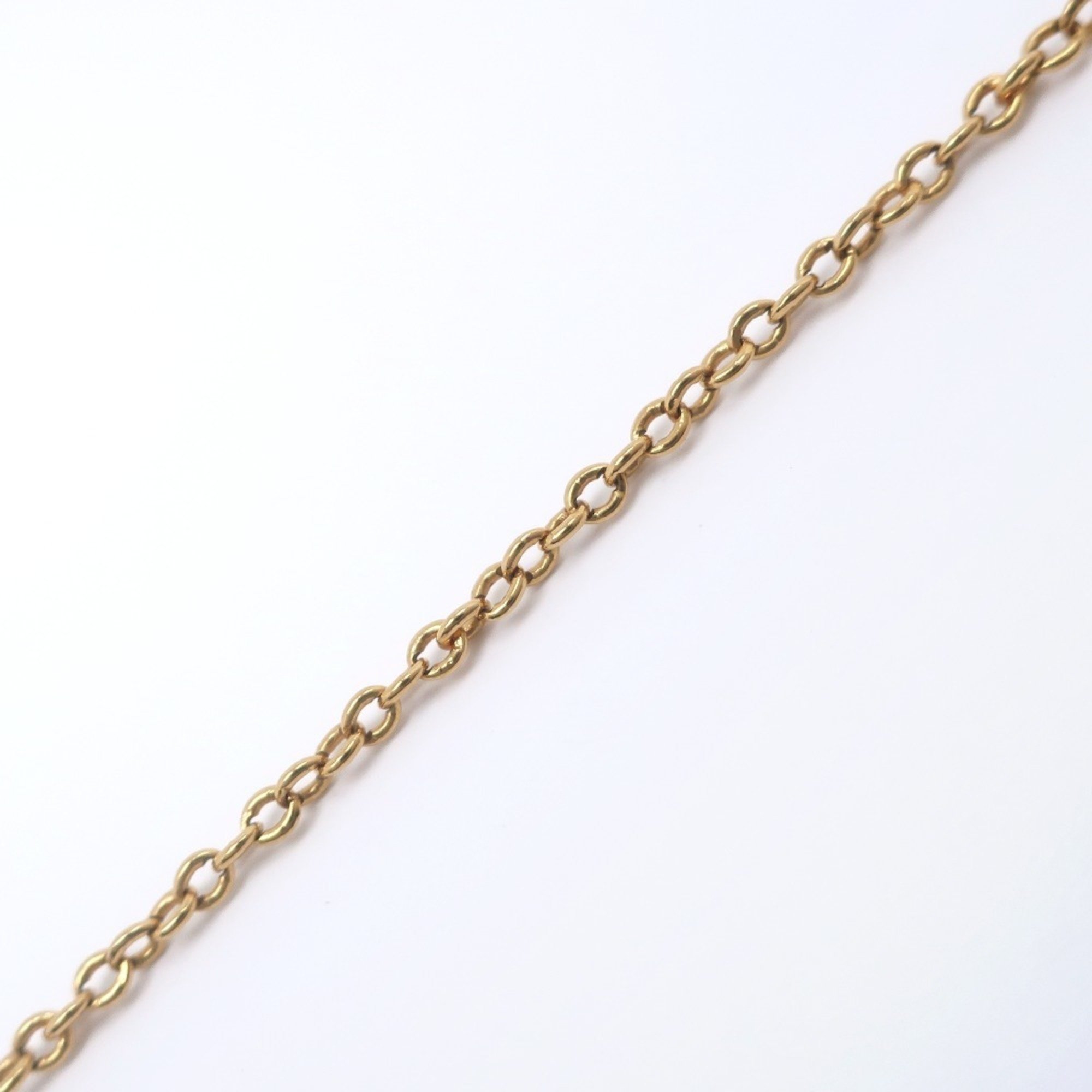 Louis Vuitton Essential V Necklace M61083 Gold Plated 2021 LE0261 Approx. 9.1g Unisex Rank