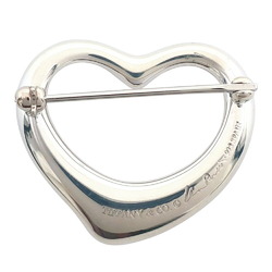 Tiffany TIFFANY&Co. Heart Brooch Elsa Peretti Silver 925 Approx. 8.0g Open heart Ladies