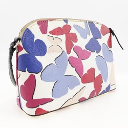 Kate Spade Butterfly Shoulder Bag PVC x Leather White/Multicolor butterfly Women's