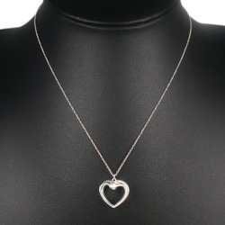 Tiffany TIFFANY&Co. New Tenderness Heart Necklace Paloma Picasso Silver 925 Approx. 4.4g Women's