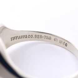 Tiffany TIFFANY&Co. Heart ribbon size 12 ring, 925 silver x 18K yellow gold, approx. 4.2g, ribbon, ladies