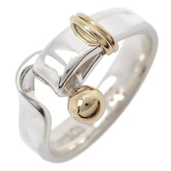 Tiffany & Co. Hook Eye Size 10.5 Ring Silver 925 x K18 Yellow Gold Approx. 4.1g Women's