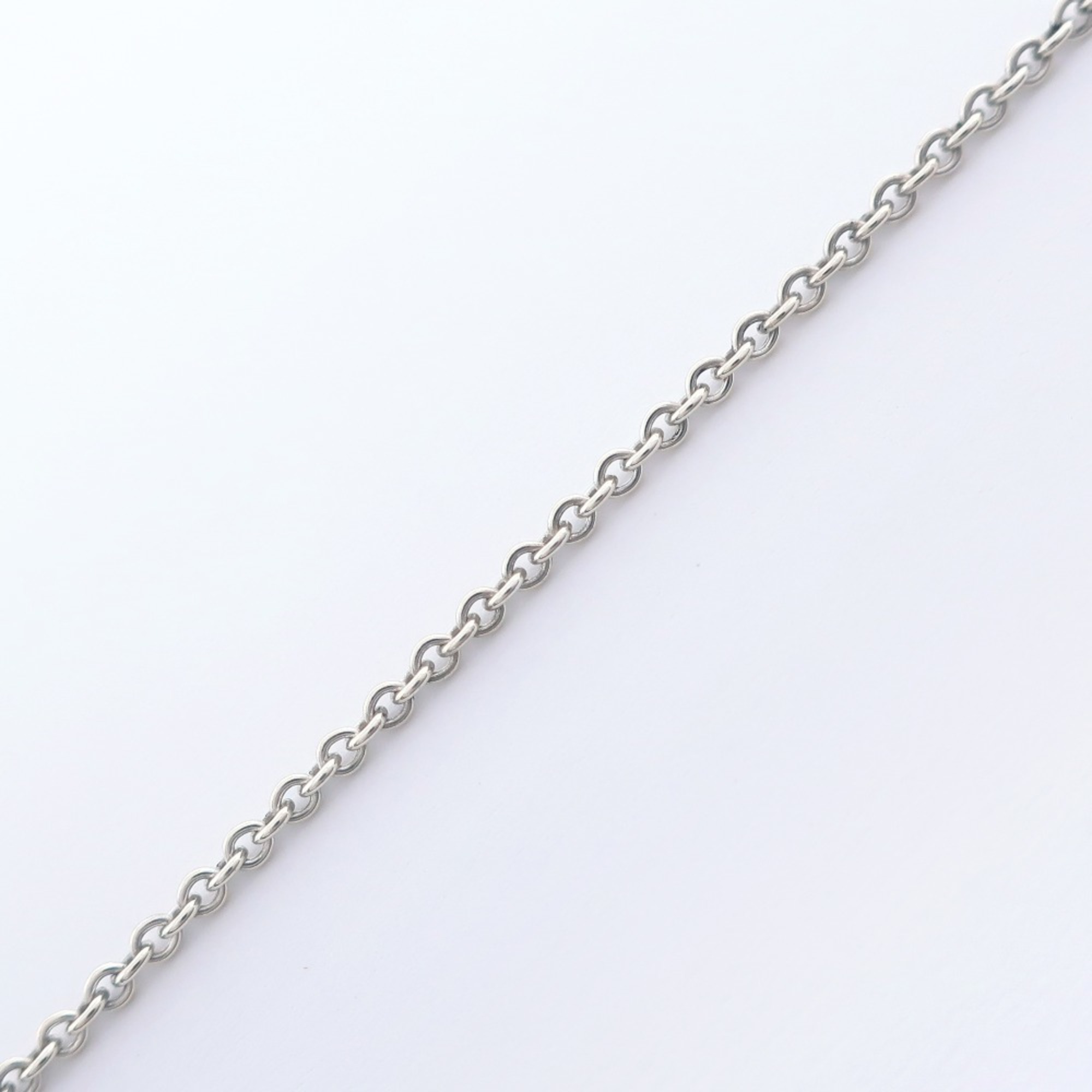 Tiffany TIFFANY&Co. Bean Medium Necklace Elsa Peretti Silver 925 Approx. 10.8g Women's