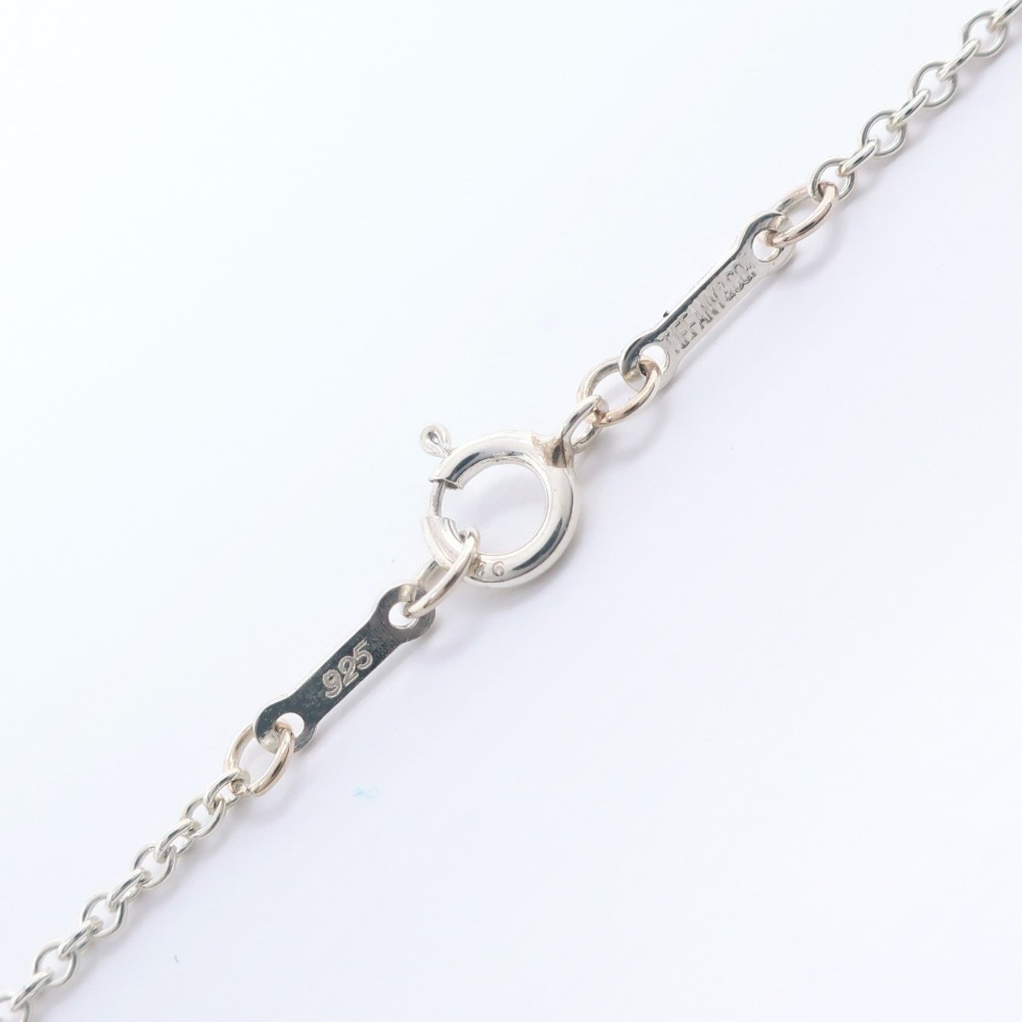 Tiffany TIFFANY&Co. Heart Large Necklace Elsa Peretti Silver 925 Approx. 19.0g Open Women's