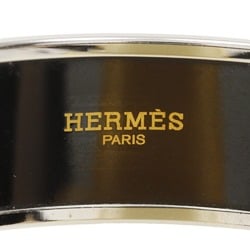 Hermes HERMES Emailed GM Bangle Enamel Silver/Blue Approx. 37.5g EmailGM Women's