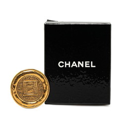 CHANEL 31 RUE CAMBON Brooch Gold Plated Women's