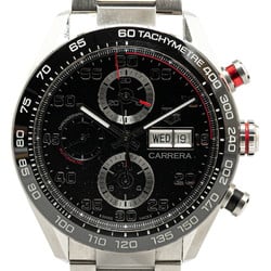 TAG Heuer Carrera Watch CBN2AA.BA0643 Automatic Black Dial Stainless Steel Men's HEUER