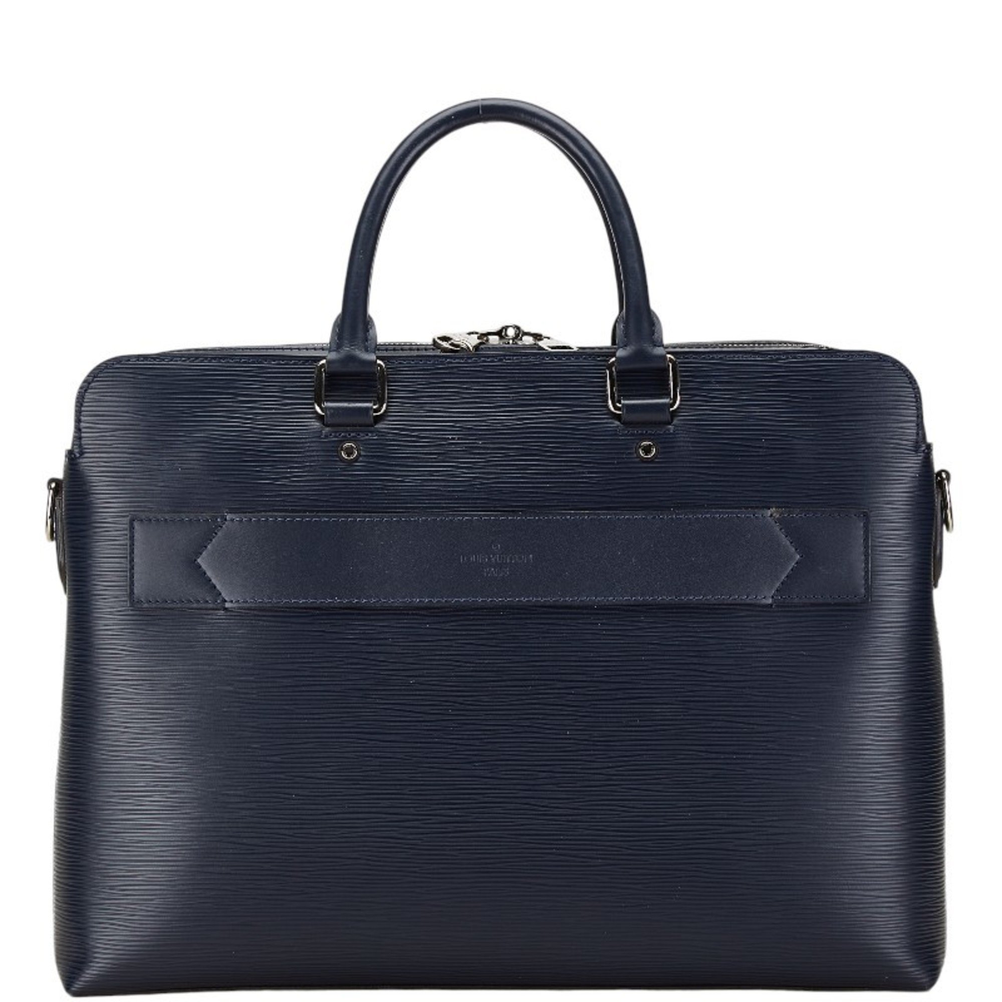 Louis Vuitton Epi Brooks Bag Shoulder M58848 Blue Marine Navy Leather Men's LOUIS VUITTON