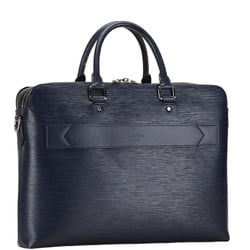 Louis Vuitton Epi Brooks Bag Shoulder M58848 Blue Marine Navy Leather Men's LOUIS VUITTON