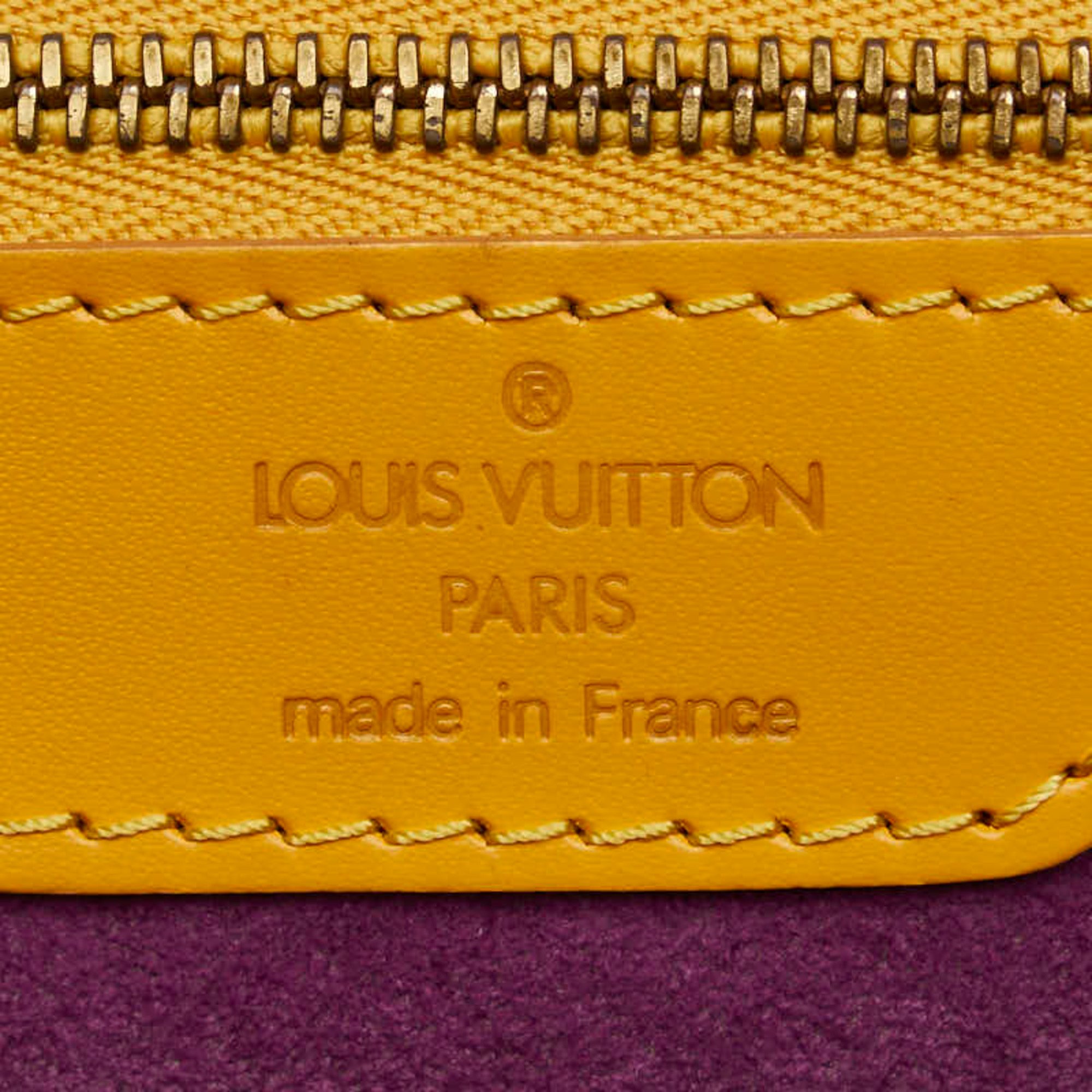 Louis Vuitton Epi Saint Jacques Shoulder Bag Tote M52269 Tassili Yellow Leather Women's LOUIS VUITTON