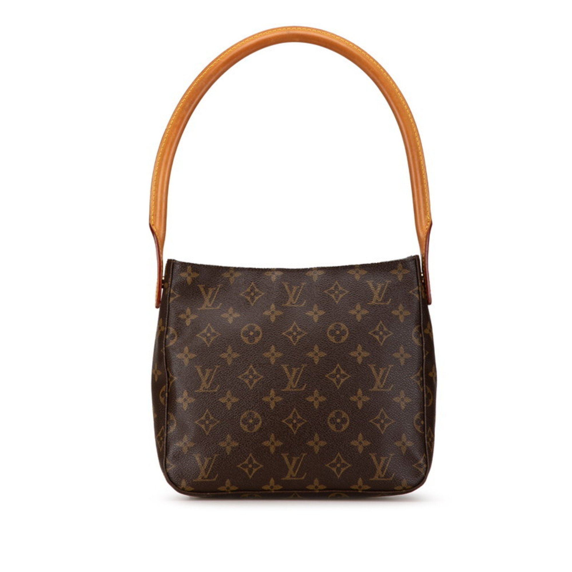 Louis Vuitton Monogram Looping MM Shoulder Bag Handbag M51146 Brown PVC Leather Women's LOUIS VUITTON