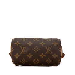 Louis Vuitton Monogram Speedy Handbag Shoulder Bag M41534 Brown PVC Leather Women's LOUIS VUITTON