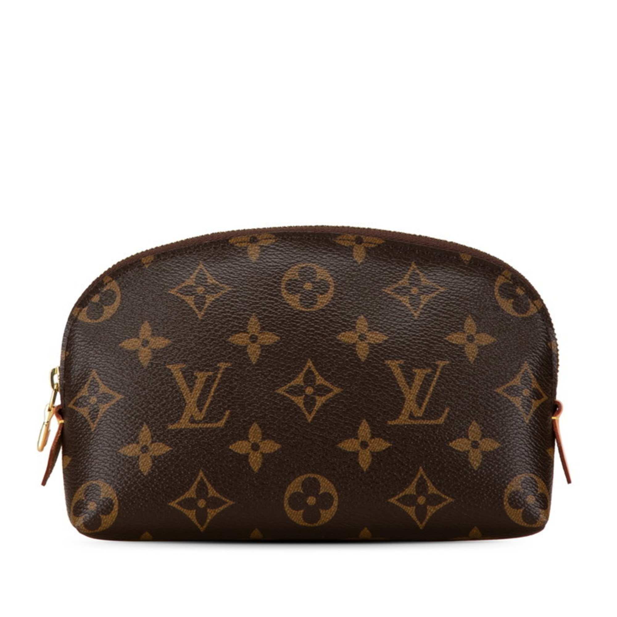 Louis Vuitton Monogram Pochette Tick Pouch M47515 Brown PVC Leather Women's LOUIS VUITTON